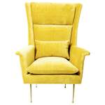 Loungesessel von Kare-Design, in der Farbe Gelb, aus Textil, andere Perspektive, Vorschaubild
