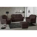 2 & 3 Sitzer Sofa von Livetastic, in der Farbe Braun, aus Textil, andere Perspektive, Vorschaubild