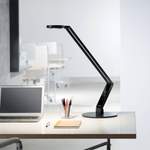 Schreibtischlampe von Luctra, in der Farbe Schwarz, aus Aluminium, andere Perspektive, Vorschaubild