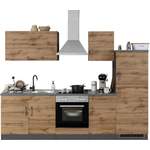 Küchenzeile von HELD MÖBEL, in der Farbe Grau, aus Holzwerkstoff, andere Perspektive, Vorschaubild