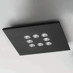 Strahler und Spot von ICONE, in der Farbe Schwarz, aus Aluminium, andere Perspektive, Vorschaubild