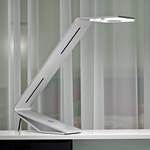 Schreibtischlampe von Tecnolumen, in der Farbe Silber, aus Aluminium, andere Perspektive, Vorschaubild