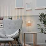 Nachttischlampe von Just Light., in der Farbe Beige, aus Naturfaser, andere Perspektive, Vorschaubild