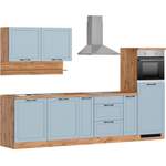 Küchenzeile von KOCHSTATION, in der Farbe Blau, aus Metall, andere Perspektive, Vorschaubild