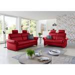 2 & 3 Sitzer Sofa von Beldomo Premium, in der Farbe Rot, aus Leder, andere Perspektive, Vorschaubild