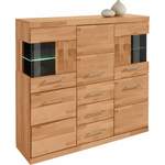 Highboard von Woltra, in der Farbe Beige, aus Teilmassiv, andere Perspektive, Vorschaubild