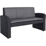 Sitzbank von exxpo - sofa fashion, in der Farbe Schwarz, aus Strukturstoff, Vorschaubild