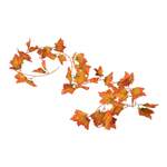 ﻿Herbstlaub-Girlande, orange der Marke MODERNE HAUSFRAU