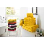 Handtuch-Set von My Home, in der Farbe Gelb, aus Baumwolle, andere Perspektive, Vorschaubild