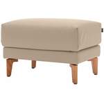 Sitzhocker von Hülsta Sofa, in der Farbe Beige, aus Leder, Vorschaubild