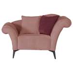 Loungesessel von XXXLutz, in der Farbe Rosa, aus Textil, andere Perspektive, Vorschaubild