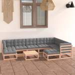 7-Sitzer Lounge-Set der Marke Ebern Designs