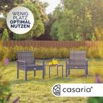 Loungemöbel-Garte von Casaria®, aus Korbgeflecht, andere Perspektive, Vorschaubild