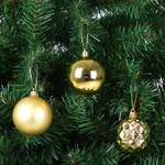 Christbaumschmuck von Deuba®, in der Farbe Gold, aus Kunststoff, andere Perspektive, Vorschaubild