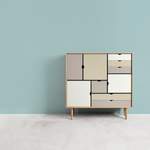 Highboard von Andersen Furniture, in der Farbe Beige, aus Nussbaum, andere Perspektive, Vorschaubild