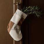 Weihnachtsstrumpf, von ferm LIVING, in der Farbe Beige, aus Baumwolle, andere Perspektive, Vorschaubild