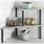 Küchen-Eckregal, von Kesper For Kitchen & Home, in der Farbe Grau, aus Metall, andere Perspektive, Vorschaubild