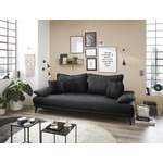 2 & 3 Sitzer Sofa von BlackRedWhite, in der Farbe Schwarz, aus Textil, andere Perspektive, Vorschaubild