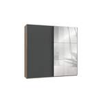 Schwebetürenschrank von Wimex, in der Farbe Grau, aus Metall, Vorschaubild
