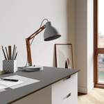 Schreibtischlampe von Lamkur, in der Farbe Grau, aus Holz, andere Perspektive, Vorschaubild