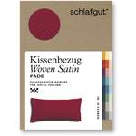 Kissenbezug von Schlafgut, in der Farbe Rot, aus Baumwolle, andere Perspektive, Vorschaubild