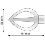 Gardinenstange von LIEDECO, aus Metall, andere Perspektive, Vorschaubild