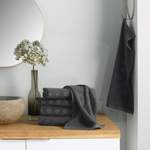 Handtuch-Set von My Home, in der Farbe Grau, aus Frottier, andere Perspektive, Vorschaubild