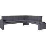 Eckbank von exxpo - sofa fashion, in der Farbe Grau, aus Strukturstoff, Vorschaubild