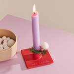 Kerzenständer von Design Letters, in der Farbe Beige, aus Porzellan, andere Perspektive, Vorschaubild