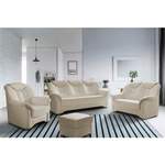 2 & 3 Sitzer Sofa von Livetastic, in der Farbe Weiss, aus Leder, andere Perspektive, Vorschaubild