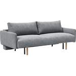 2 & 3 Sitzer Sofa von INNOVATION LIVING ™, in der Farbe Grau, aus Polyester, andere Perspektive, Vorschaubild