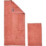 Handtuch-Set von done.®, in der Farbe Rot, aus Frottier, andere Perspektive, Vorschaubild