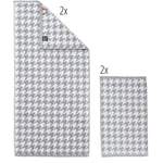 Handtuch-Set von twentyfour, in der Farbe Weiss, aus Textil, andere Perspektive, Vorschaubild