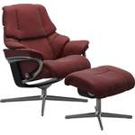 Relaxsessel von Stressless®, in der Farbe Rot, aus Leder, andere Perspektive, Vorschaubild