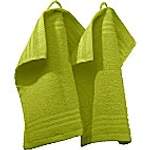 Handtuch-Set von REDBEST, in der Farbe Grün, aus Frottier, andere Perspektive, Vorschaubild