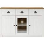 Sideboard von home affaire, in der Farbe Weiss, andere Perspektive, Vorschaubild