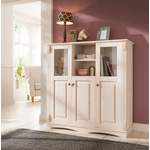 Highboard von home affaire, in der Farbe Weiss, aus Kiefernholz, andere Perspektive, Vorschaubild