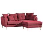 Couch von Carryhome, in der Farbe Rot, aus Textil, andere Perspektive, Vorschaubild