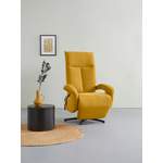 Fernsehsessel von sit&more, in der Farbe Gelb, aus Polyester, Vorschaubild