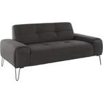 2 & 3 Sitzer Sofa, in der Farbe Schwarz, aus Metall, andere Perspektive, Vorschaubild