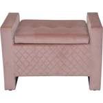 Sitzbank von Möbel direkt online, in der Farbe Rosa, aus Holzwerkstoff, andere Perspektive, Vorschaubild