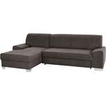 Ecksofa von DOMO collection, in der Farbe Grau, aus Holzwerkstoff, andere Perspektive, Vorschaubild