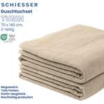 Handtuch-Set von Schiesser, in der Farbe Beige, aus Frottier, andere Perspektive, Vorschaubild