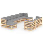 8-Sitzer Lounge-Set der Marke Ebern Designs