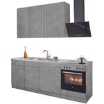 Küchenzeile von wiho Küchen, in der Farbe Grau, aus Holzwerkstoff, Vorschaubild