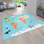 Kinderteppich Weltkarten-Design der Marke PACO HOME
