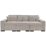 2 & 3 Sitzer Sofa von Guido Maria Kretschmer Home&Living, in der Farbe Beige, aus Samtvelours, andere Perspektive, Vorschaubild