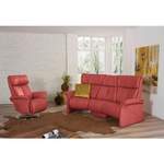 2 & 3 Sitzer Sofa von Himolla Komfortklass, in der Farbe Rot, aus Leder, andere Perspektive, Vorschaubild