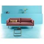 2 & 3 Sitzer Sofa von andas, in der Farbe Rot, aus Strukturstoff, andere Perspektive, Vorschaubild