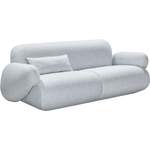 2 & 3 Sitzer Sofa von DELA Design, in der Farbe Silber, aus Webstoff, andere Perspektive, Vorschaubild